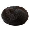 image:imageSARLA Dark Brown Hair Buns Extension Drawstring Updo Donut Chignon Straight Synthetic Fake Ballet Bun for Women Lady 1 PcsBlack Brown