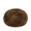 image:imageSARLA Dark Brown Hair Buns Extension Drawstring Updo Donut Chignon Straight Synthetic Fake Ballet Bun for Women Lady 1 PcsChocolate
