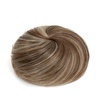 image:imageSARLA Dark Brown Hair Buns Extension Drawstring Updo Donut Chignon Straight Synthetic Fake Ballet Bun for Women Lady 1 PcsDark Sand