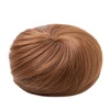 image:imageSARLA Dark Brown Hair Buns Extension Drawstring Updo Donut Chignon Straight Synthetic Fake Ballet Bun for Women Lady 1 PcsLight Auburn