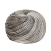 image:imageSARLA Dark Brown Hair Buns Extension Drawstring Updo Donut Chignon Straight Synthetic Fake Ballet Bun for Women Lady 1 PcsPolar Silver