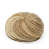 image:imageSARLA Dark Brown Hair Buns Extension Drawstring Updo Donut Chignon Straight Synthetic Fake Ballet Bun for Women Lady 1 PcsSahara Beige
