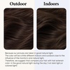 image:imageSARLA Invisible Wire Hair Extension with 3 Clips Synthetic Short Beach Wave Hairpiece Transparent Adjustable Headband for Women 16 Inch Dirty BlondeDark Brown