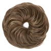 image:imageSARLA Messy Hair Bun Hair Pieces Curly Synthetic Updo Fake Scrunchies Ponytail Extension for Women Dirty Blonde 1PCS1PCBrunette  Ash Blonde