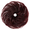 image:imageSARLA Messy Hair Bun Hair Pieces Curly Synthetic Updo Fake Scrunchies Ponytail Extension for Women Dirty Blonde 1PCS1PCBurgundy and Wine Red Tips