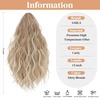 image:imageSARLA Short Ponytail Extension Claw Clip in 13 Inch Fluffy Synthetic Curly Wavy Pony Tail Hairpiece for Women Dirty BlondeDirty Blonde