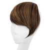 image:imageSARLA Side Hair Bangs Clip in Off Black One Piece Straight Synthetic Bangs Extension for WomenChestnut