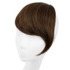 image:imageSARLA Side Hair Bangs Clip in Off Black One Piece Straight Synthetic Bangs Extension for WomenChocolate
