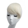 image:imageSARLA Side Hair Bangs Clip in Off Black One Piece Straight Synthetic Bangs Extension for WomenPlatinum Blonde