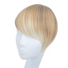 image:imageSARLA Side Hair Bangs Clip in Off Black One Piece Straight Synthetic Bangs Extension for WomenSunny Blonde