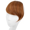 image:imageSARLA Side Hair Bangs Clip in Off Black One Piece Straight Synthetic Bangs Extension for WomenTizian Red