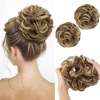 image:imageSARLA Messy Hair Bun Hair Pieces Curly Synthetic Updo Fake Scrunchies Ponytail Extension for Women Dirty Blonde 1PCS2PCSBernstein Multi